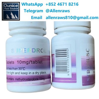Superdrol (methasterona) 10 mg * 100/botella Tabletas orales de marca STROMUSC